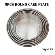 20/28CM,20/24CM 5PCS Round Cake Plate/3Pcs Cake Tray/ Loyang Bulat/ Loyang Kek