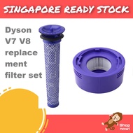Pre-Filters and Post-Filters Replacement Compatible with Dyson V7 V8 Animal and Absolute Cordless Vacuum