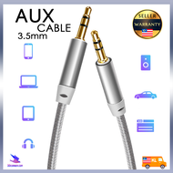 CAP9✅ 3.5mm Jack AUX Cable Audio Cable 3.5mm to 3.5 mm Stereo Aux Audio Jack Cable Sound Cable Audio Cable Adapter 100cm 1m Male to Male Aux Cable For Speaker Mobile PC Laptop