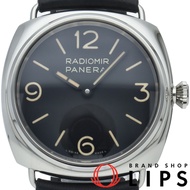 Panerai Radiomir Officine 45mm PAM01382 男士腕錶，不鏽鋼/皮革，黑色，拋光，成色極佳（二手） - 錶盒，保固卡，不鏽鋼/皮革