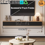 6ft 140/160/180CM 3 Door Tv Cabinet Up to 55/65/75inch Tv - Kabinet Tv - Kabinet Rak Wall Mounted TV