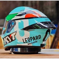 Original Kyt Ttc Tt Course Spoiler with Aftermarket GPR Model Helmet Helmet Motor Helmet Helmet Full