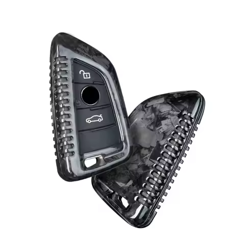Real carbon fiber Car Remote Key Cover CaseShell For BMW F15 F16 F48 G30 F85 G11 X1 X5 X6 M 2018 X1