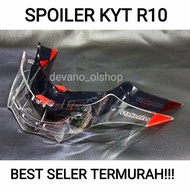 Spoiler gpr Helmet KYT R10 Black Clear Luxury Quality