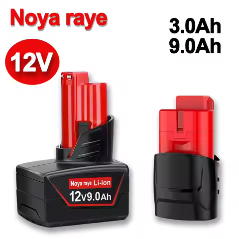 12V Battery Replacement for Milwaukee M12 Battery 3.0/9.0Ah XC 48-11-2412 48-11-2440 Compatible with