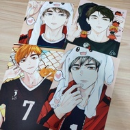 [Ready Stock] Haikyuu Fanart Postcard - Inarizaki