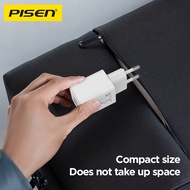 PISEN Type C USB A Fast Charger GaN30W Dual Ports 082AC30G