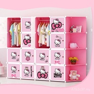 Set almari pakaian kanak-kanak kartun, almari pakaian resin, almari pakaian bayi, almari pakaian pen