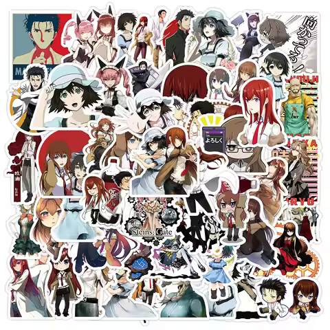 10/30/50pcs Anime Steins Gate Game Stickers Cartoon Makise Kurisu Shiina Mayuri Sticker Scrapbook Lu