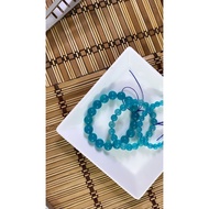Amazonite Blue Green Crystal Bracelet