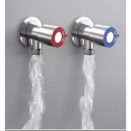 304 Stainless Steel Angle Valve Hot and Cold Water Household Lengthened Triangle Valve Angle Valve 4