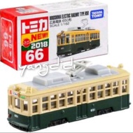 TOMICA 2018 NO.66 Hiroshima Electric Railway Type 650