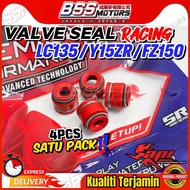 (1 SET) 4PCS Racing Valve Seal Stem YAMAHA LC135 V1 V2 V3 V4 V5 V6 V7 Y15ZR Y15 FZ150 135 LC Double 