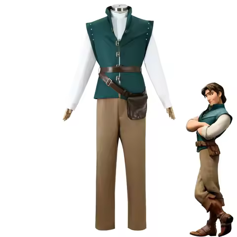 Flynn Rider Cosplay Costume Adult Carnival Uniform Halloween Anime Halloween Costumes
