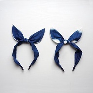 S.A x 韓式兔耳朵髮箍 Macaron馬卡龍圓點/ Liberté自由素色