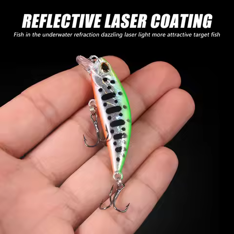 1Pcs Pesca Jerkbait Lure Sinking Minnow Fishing Lures 5.8Cm/5.4G Hard Bait Black Minnow Wobbler Fish