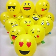 10Pcs Emoji Balloons Emoji Birthday Balloon/s Emoji Balloon/s Cute Emoji Balloon/s