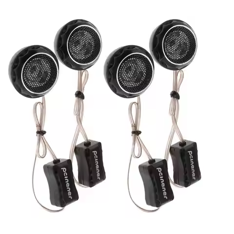 Paired Car Tweeter Speaker Unique Cover Net 4 Ohm Stereo Component Audio Speakers for Vehicle Sound 