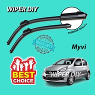 Perodua Myvi 2005 - 2016 Lagi Best Icon EZi Present Silicone Wiper Blade Windscreen Viper Pengelap K