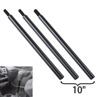10‘’ Aluminum Black Shift Knob Extender Extension Lever Gear Manual Shifter Rod M10X1.5 M10X1.25 M12