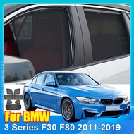 For BMW 3 Series F30 F80 2011-2019 F 30 Magnetic Car Window SunShade Shield Front Windshield Rear Si