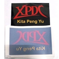 stiker kereta XPDC Kita Peng-yu dan Brutal