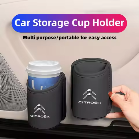 Car Cup Holder Storage Bin Rack Water Cup Box Organizer Pocket For Citroen C4 C3 C5 C1 C2 C6 C4L DS3