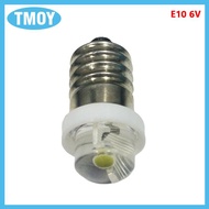 TMOY 3 4.5 6V 0.5W Torch Bulb 6000K White LED E10 Socket Replacement Bulb for Torch