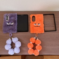 Cute Moody Cartoon Face Fuzzy Phone Cover For iTel A80 A70 A60 A50 A50C A49 A48 A25 Pro A05S A04 4G 