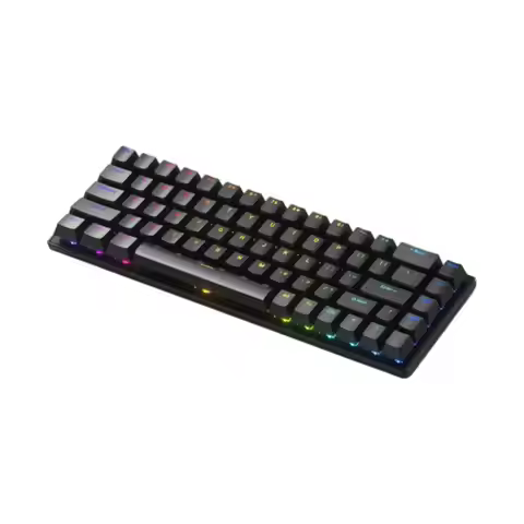 USB Wired Keyboard 68 Key Party Gift Portable Waterproof Mechanical Gaming Keyboard Compact for Wome
