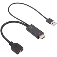 Cáp Tương Thích HDMI 4K 60Hz 2K 120Hz Sang Cáp Màn Hình DisplayPort Cho PC Laptop PS5 Xbox - Đầu Nối