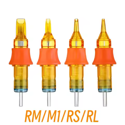 Professional Tattoo Cartridge Needles 0.35mm Round Liner 3RL 5RL 7RL Sterilized Safety For Tattoo Ma