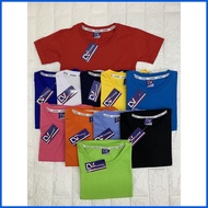 ⚽︎ ◐ ▥ Cuvex Plain Colored Roundneck Tshirt for Kids