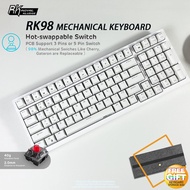 Royal Kludge RK98 RGB Mechanical Keyboard Wired Type-C/wireless Bluetooth+2.4G USB Interface Keyboar