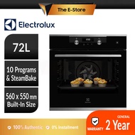 Electrolux 60cm 72L UltimateTaste 500 Built-In Electric Oven with SteamBake | KODDP71XA (Steam Ketuhar Elektrik 烤箱)