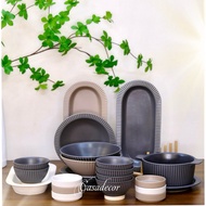 [SET] High-quality ceramic dinnerware set, 2-person dining table set, 4-person dining table set, 6-p