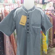 Baju Koko Anak Setelan Lengan Panjang - Al Luthfi - Hitam Eml