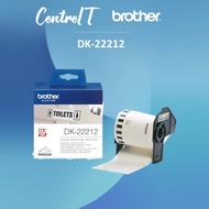 Brother Genuine Continuous Length Film Label Roll DK-22212 – 62mm Tape Is 15.24m Long | For QL-800 &