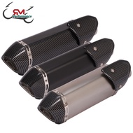 Universal Motorcycle Exhaust Pipe Muffler Escape Moto Scooter Exhaust 51MM Modified Motorbike Scoote