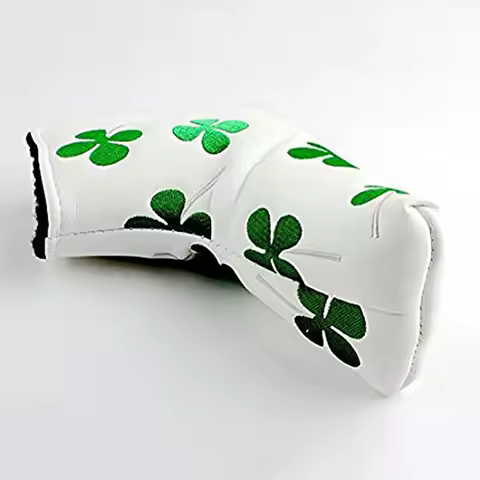 Golf Putter Head Cover Headcover For Odyssey Scotty Cameron Ping Blade New Golf embroidered four-lea