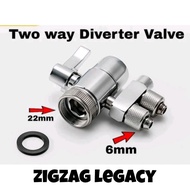 2 Way Water Faucet Diverter Valve ,Adaptor ,Elken / Coway / Cuckoo / LG / Sk Magic Water Filter