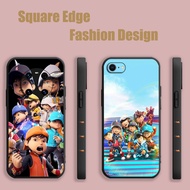 Casing For OPPO A53 A76 A95 A96 A77 Find X5 Pro Reno6z 6 Lite 5G Boboiboy Galaxy Heroes And Friends JVB04 Phone Case Square Edge