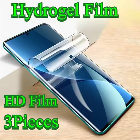 3PCS Protective Film for OPPO F21 F21S F9 Pro F7 F5 R17 R15 Pro R15X Plus R19 Hydrogel Film Screen P
