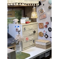 makeup organizer Installation-Free Dopamine Cosmetic Locker Desktop