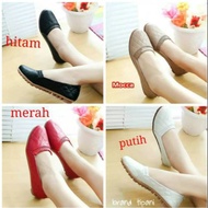 MERAH Women's Flat Shoes-Red 38-red - Nature