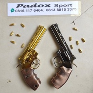 Versi terbaru padok pistol mainan revolver full metal replika miniatur