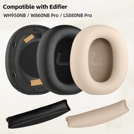 1 Pair Replacement  Ear Pads For Edifier WH950NB / W860NB Pro / LS880NB Pro Headphone Earpads headba