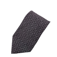 GUCCI紫色雙G交叉領帶