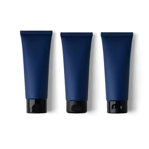 100ml 100g Matte Royal Blue Cosmetic Soft Tube Empty Frosted Squeeze Bottle Cream Cleanser Lotion Re