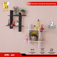 Modern fashion wall shelf storage shelf display shelf wall decoration grid shelf - SWEETBE